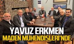 Zonguldaklı Maden Mühendisleri Yavuz Erkmen ve ekibini ağırladı