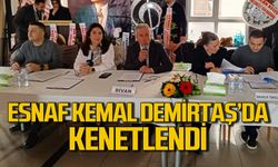 Esnaf Kemal Demirtaş'ta kenetlendi