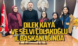 Dilek Kaya ve Selvi Çolakoğlu’ndan AK Parti İl Başkanlığı’na ziyaret