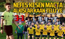 Sücüllü Yalıboyuspor-Kayıkçılar Gençlerbirliği maçı nefes kesti: Alkışlar Kaan Telli’ye…