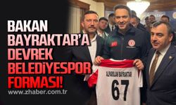 Bakan Bayraktar’a Devrek Belediyespor forması