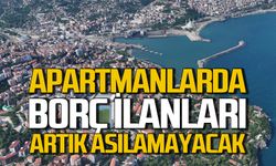 Apartmanlarda borç ilanları artık asılamayacak!