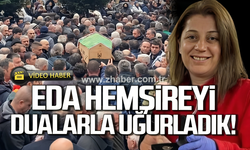 Eda hemşireyi dualarla uğurladık