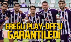 Amasyaspor’u 2-1‘le geçen Ereğli play-off’u garantiledi.