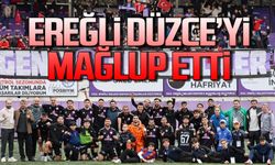 Ereğli, muhteşem taraftarı önünde Düzcespor’u 2-0 mağlup etti