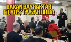 Enerji Bakanı Bayraktar, Filyos’ta Yıldırım Sondaj Gemisi’nde sahur yaptı