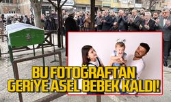 Bu fotoğraftan geriye Asel bebek kaldı
