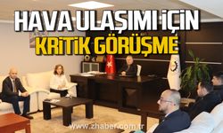 Zonguldak Havalimanı için kritik görüşme.