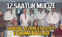Prof. Dr. Mehmet Haberal ve ekibinden 12 saatlik mucize. 4 hastayı yaşama bağladı.