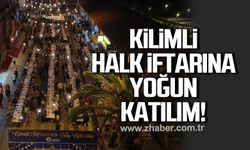 Kilimli 3. geleneksel halk iftarına yoğun katılım