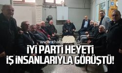 İYİ Parti heyeti Devrek’te iş insanlarıyla görüştü