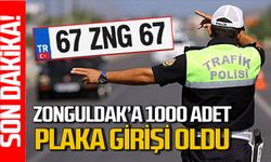 Zonguldak’a 1000 yeni plaka girişi yapıldı