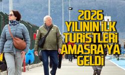 2026 yılının ilk turistleri Amasra'ya geldi