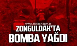 Zonguldak'ta kaçak ocaklara bomba yağdı.