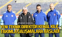 Yeni teknik direktör Kemal Kılıç, takımla çalışmalara başladı