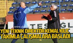 Yeni teknik direktör Kemal Kılıç, takımla çalışmalara başladı