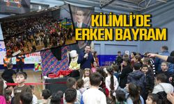Kilimli’de çocuk şenliği renkli görüntülere sahne oldu