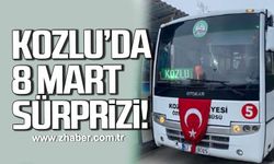 Kozlu’da 8 Mart’ta kadınlara ücretsiz ulaşım