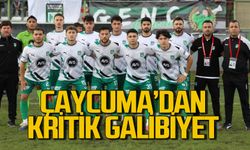 Çaycumaspor deplasmanda gol olup yağdı