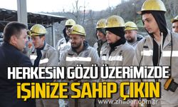 Hakan Yeşil; "İşinize sahip çıkın, arkadaşlar bakın bu zor dönemlerde herkesin gözü bizim üzerimizde"