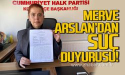 Merve Arslan'dan suç duyurusu