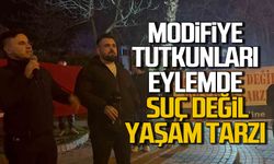 Modifiye tutkunları Zonguldak'ta eylemde