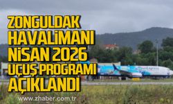 Zonguldak Havalimanı 2026 Nisan ayı uçuş takvimi açıklandı.