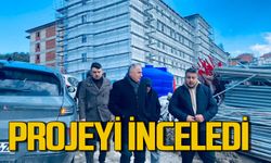 Saffet Bozkurt projeyi denetledi: Proje zamanında tamamlanacak!