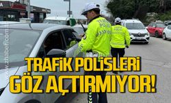 Zonguldak’ta trafik polislerinden denetim
