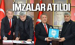 Belediye Başkanı ve Sendika Başkanı toplu sözleşmeyi imzaladı