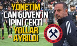 Zonguldakspor yönetimi Can Güven'in ipini çekti: Güven gönderildi!