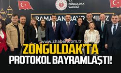 Zonguldak'ta protokol bayramlaştı