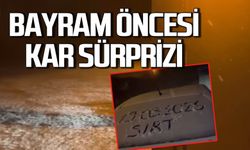 Karabük Bartın ve Zonguldak'ın yüksek kesimlerinde kar başladı