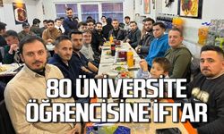 Zonguldak Hayır Kervanı Derneği 80 üniversite öğrencisine iftar açtırdı