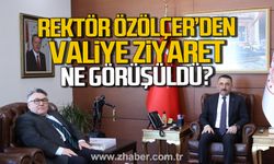 Rektör İsmail Hakkı Özölçer, Zonguldak Valisi Hacıbektaşoğlu'nu ziyaret etti.