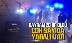 Bayram zehir oldu: Kontrolden çıkan araç takla attı çok sayıda yaralı var