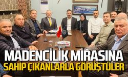Zonguldak'ta madencilik mirasına sahip çıkanlarla görüştüler