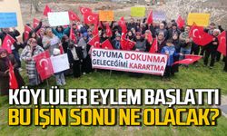 Zonguldak Ereğli'de köylüler eylem başlattı