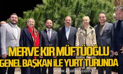Merve Kır Müftüoğlu, Genel Başkan Yavuz Ağıralioğlu ile birlikte yurt turunda