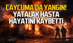 Çaycuma'da yangın! Yatalak hasta hayatını kaybetti