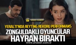 Yeraltı'nda rekor kırdılar. Zonguldaklı oyuncular Burak Sevinç ve Ülkü Hilal Çiftçi hayran bıraktı.