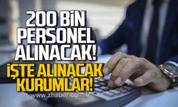 Kamuda dev atama. 200 bin personel alınacak