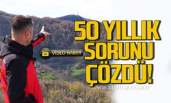 Ümit Uzun, 50 yıllık sorunu çözdü