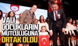 Vali Osman Hacıbektaşoğlu çocukların mutluluğuna ortak oldu