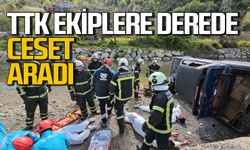 TTK ekipleri ve jandarma Kozlu'da derede ceset aradı!