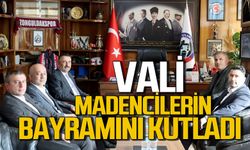 Vali Osman Hacıbektaşoğlu madencilerin bayramını kutladı