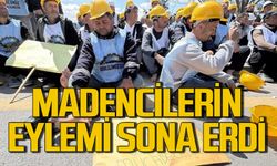 Madencilerin eylemi sona erdi: Maaşlar hesaplara yatacak