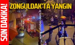 Zonguldak’ta çıkan yangın panik yaşattı: Ekipler olay yerinde