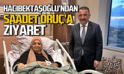 Osman Hacıbektaşoğlu’ndan Saadet Oruç’a ziyaret