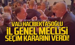 Vali Osman Hacıbektaşoğlu il genel meclisi seçim sonucunu onayladı